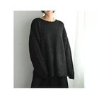 【スタイルデリ/STYLE DELI】の【BLK001】スパンコール付きオーバーニット 人気、トレンドファッション・服の通販 founy(ファニー) ファッション Fashion レディースファッション Fashion for Women トップス・カットソー Cut & Sew Tops ニット Knit Tops & Sweaters シンプル Simple, Minimal スパンコール Sequins, Sequin Embellishment スリット Slit, Slit Detail 定番 Standard, Basic Item フォルム Silhouette, Form ラウンド Round, Round Neck リラックス Relax, Relaxed Fit 冬 Winter / This Winter おすすめ Recommended / Our Picks 旅行 Travel エレガント 上品 Elegant thumbnail ブラック|ID: prp329100004322195 ipo3291000000034543843