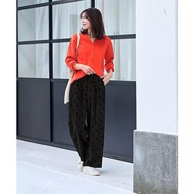 【スタイルデリ/STYLE DELI】 フロッキードットワイドパンツ人気、トレンドファッション・服の通販 founy(ファニー) ファッション Fashion レディースファッション WOMEN パンツ Pants 春 Spring ストレッチ Stretch ストレート Straight スニーカー Sneakers スリット Slit スーツ Suit タンク Tank ドット Dot フロント Front ベロア Velor ポケット Pocket ループ Loop ワイド Wide 冬 Winter 夏 Summer |ID:prp329100004322209