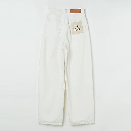 【アンスクリア/INSCRIRE】のLoose Fit Denim 人気、トレンドファッション・服の通販 founy(ファニー) 　ファッション　Fashion　レディースファッション　Fashion for Women　シルバー　Silver, Metallic Silver　シンプル　Simple, Minimal　デニム　Denim, Jeans Material　フロント　Front, Front Design　ボーダー　Border, Stripe　モダン　Modern, Contemporary　ルーズ　Loose, Oversized　人気　Popular, Best Seller　洗える　Machine Washable　other-3|ID: prp329100004322211 ipo3291000000034618134