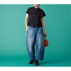 【スタジオ ニコルソン/STUDIO NICHOLSON】のWIDE CROP PANT WORN WASH INDIGO|ID: prp329100004322217 ipo3291000000032618035