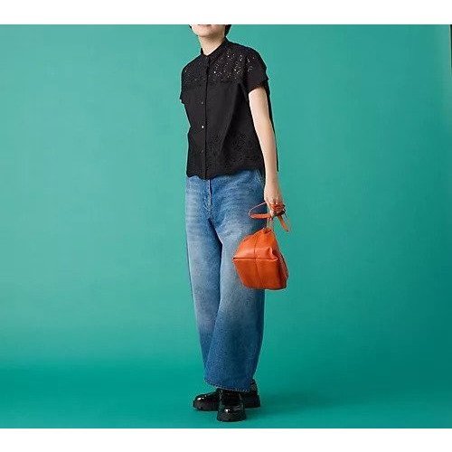 【スタジオ ニコルソン/STUDIO NICHOLSON】のWIDE CROP PANT 人気、トレンドファッション・服の通販 founy(ファニー) 　ファッション　Fashion　レディースファッション　Fashion for Women　ウォッシュ　Washed Finish　クロップド　Cropped, Short Length　シンプル　Simple, Minimal　スリム　Slim, Slim Fit　デニム　Denim, Jeans Material　フォルム　Silhouette, Form　ワイド　Wide, Wide Fit　洗える　Machine Washable　other-3|ID: prp329100004322217 ipo3291000000032639979