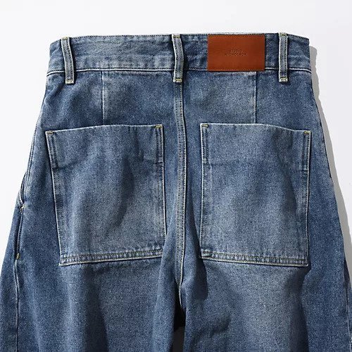 【スタジオ ニコルソン/STUDIO NICHOLSON】のWIDE CROP PANT 人気、トレンドファッション・服の通販 founy(ファニー) 　ファッション　Fashion　レディースファッション　Fashion for Women　ウォッシュ　Washed Finish　クロップド　Cropped, Short Length　シンプル　Simple, Minimal　スリム　Slim, Slim Fit　デニム　Denim, Jeans Material　フォルム　Silhouette, Form　ワイド　Wide, Wide Fit　洗える　Machine Washable　other-2|ID: prp329100004322217 ipo3291000000034618278