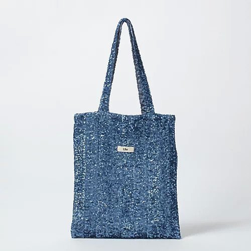 【ウーア/Uhr】のSpangle Tote Bag インテリア・キッズ・メンズ・レディースファッション・服の通販 founy(ファニー) 　ファッション　Fashion　レディースファッション　Fashion for Women　バッグ　Bags　おすすめ　Recommended / Our Picks　ジャケット　Jacket, Outerwear　スパンコール　Sequins, Sequin Embellishment　別注　Limited Edition, Custom Order　【HPS別注】Mat Blue|ID: prp329100004322226 ipo3291000000031730436