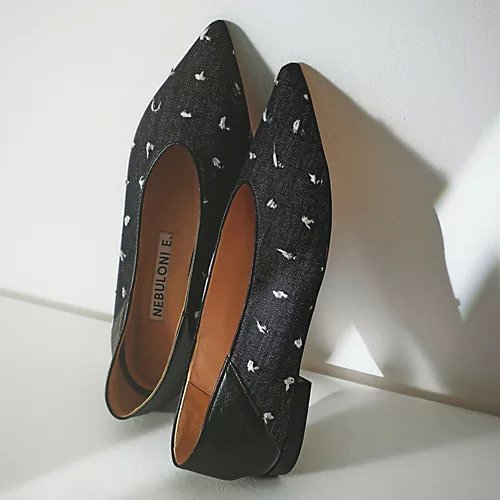 【ネブローニ/NEBULONI E】のデニムパンプス 人気、トレンドファッション・服の通販 founy(ファニー) 　ファッション　Fashion　レディースファッション　Fashion for Women　シューズ　Shoes, Footwear　スリッパ　Slippers, Room Shoes　デニム　Denim, Jeans Material　フラット　Flat, Flat Shoes　人気　Popular, Best Seller　other-2|ID: prp329100004322231 ipo3291000000034619470