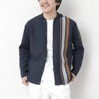 【ノーリーズ グッドマン/NOLLEY'S goodman / MEN】の接結ストライプ衿付カーディガン 25SS ネイビー|ID: prp329100004322276 ipo3291000000029990679