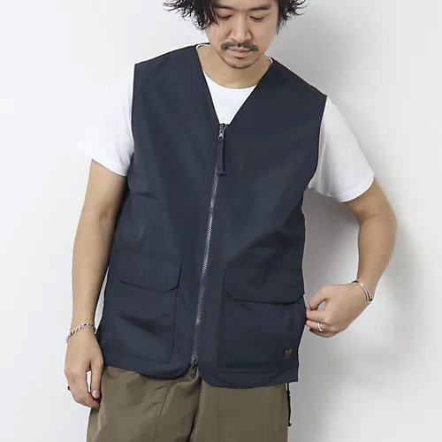 【ノーリーズ グッドマン/NOLLEY'S goodman / MEN】の【TAION/タイオン】NON DOWN MILITALY REVERSIBLE VN VEST インテリア・キッズ・メンズ・レディースファッション・服の通販 founy(ファニー) 　ファッション　Fashion　メンズファッション　MEN　ダークネイビー|ID: prp329100004322285 ipo3291000000029990717