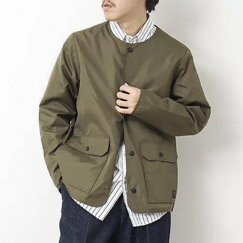 【ノーリーズ グッドマン/NOLLEY'S goodman / MEN】の【TAION/タイオン】NON DOWN MILITALY REVERSIBLE CN CARDIGAN インテリア・キッズ・メンズ・レディースファッション・服の通販 founy(ファニー) 　ファッション　Fashion　メンズファッション　MEN　オリーブ|ID: prp329100004322287 ipo3291000000029990729