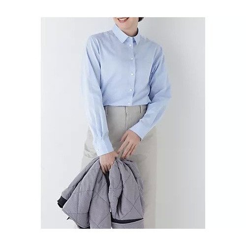 【ヒューマンウーマン/HUMAN WOMAN】のベーシックカラーシャツ インテリア・キッズ・メンズ・レディースファッション・服の通販 founy(ファニー) https://founy.com/ ファッション Fashion レディースファッション Fashion for Women トップス・カットソー Cut & Sew Tops シャツ・ブラウス・オフィスカジュアル Elegant Blouses & Button-Ups おすすめ Recommended / Our Picks シャンブレー Chambray, Denim-Like Fabric スタンダード Standard, Basic ベーシック Basic, Essential ロング Long, Long-Length エレガント 上品 Elegant 定番 Standard, Basic Item |ID: prp329100004326367 ipo3291000000030022861
