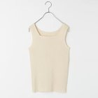 【トゥエルブクローゼット/12closet】の【コラボ】【洗える】前後2WAYスクエア リブタンクニット バニラ|ID: prp329100004334053 ipo3291000000034766454