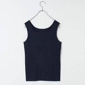 【トゥエルブクローゼット/12closet】 【コラボ】【洗える】前後2WAYスクエア リブタンクニット人気、トレンドファッション・服の通販 founy(ファニー) ファッション Fashion レディースファッション Fashion for Women トップス・カットソー Cut & Sew Tops ニット Knit Tops & Sweaters カーディガン Cardigan, Knitwear コラボ Collaboration, Collab スクエア Square, Square Shape タンク Tank Top, Sleeveless Top パール Pearl, Pearl Accent ラウンド Round, Round Neck エレガント 上品 Elegant 洗える Machine Washable |ID:prp329100004334053