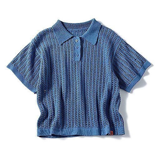 【ユニバーサル オーバーオール/UNIVERSAL OVERALL】の【LEE別注】【洗える】メッシュポロ 人気、トレンドファッション・服の通販 founy(ファニー) 　ファッション　Fashion　レディースファッション　WOMEN　かぎ針　Crochet　オレンジ　Orange　トレンド　Trend　ボックス　Box　メッシュ　Mesh　人気　Popularity　別注　Special Order　洗える　Washable　透かし　Watermark　other-2|ID: prp329100004334054 ipo3291000000031575576