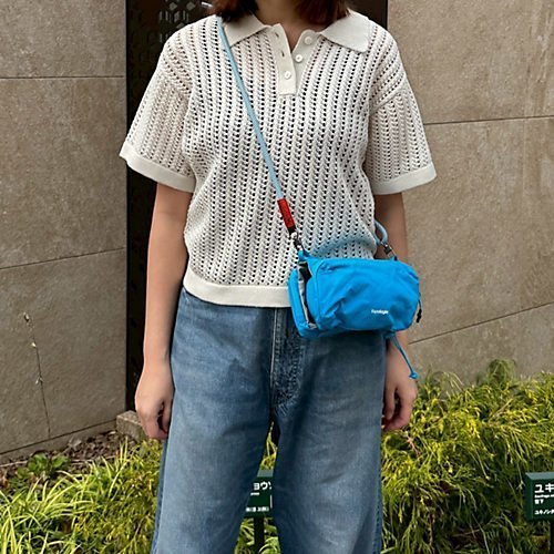 【ユニバーサル オーバーオール/UNIVERSAL OVERALL】の【LEE別注】【洗える】メッシュポロ 人気、トレンドファッション・服の通販 founy(ファニー) 　ファッション　Fashion　レディースファッション　Fashion for Women　かぎ針　Crochet　オレンジ　Orange　トレンド　Trend, Trending Now　ボックス　Boxy, Box Shape　メッシュ　Mesh, Net Fabric　人気　Popular, Best Seller　別注　Limited Edition, Custom Order　洗える　Machine Washable　透かし　Cut-Out, Lacework　other-3|ID: prp329100004334054 ipo3291000000035596287