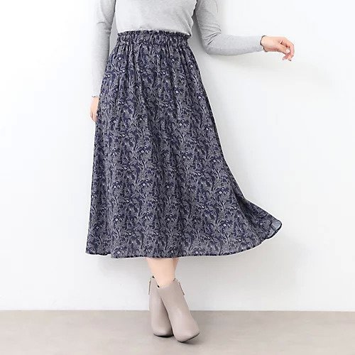 【ローラアシュレイ/LAURA ASHLEY】の【同柄アイテムあり】ナンテール柄 シフォンフレアスカート 人気、トレンドファッション・服の通販 founy(ファニー) 　ファッション　Fashion　レディースファッション　WOMEN　スカート　Skirt　Aライン/フレアスカート　Flared A-Line Skirts　エレガント 上品　Elegant　ギャザー　Gather　クラシカル　Classical　シフォン　Chiffon　スマート　Smart　フラワー　Flower　ポケット　Pocket　モチーフ　Motif　 other-1|ID: prp329100004334061 ipo3291000000030105281