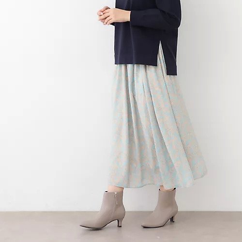 【ローラアシュレイ/LAURA ASHLEY】の【同柄アイテムあり】ナンテール柄 シフォンフレアスカート インテリア・キッズ・メンズ・レディースファッション・服の通販 founy(ファニー) 　ファッション　Fashion　レディースファッション　WOMEN　スカート　Skirt　Aライン/フレアスカート　Flared A-Line Skirts　エレガント 上品　Elegant　ギャザー　Gather　クラシカル　Classical　シフォン　Chiffon　スマート　Smart　フラワー　Flower　ポケット　Pocket　モチーフ　Motif　ベージュ|ID: prp329100004334061 ipo3291000000030105284