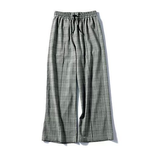 【トゥエルブクローゼット/12closet】の【コラボ】【洗える】センターシームパンツ インテリア・キッズ・メンズ・レディースファッション・服の通販 founy(ファニー) https://founy.com/ ファッション Fashion レディースファッション Fashion for Women パンツ Pants & Trousers 12月号 December Issue コラボ Collaboration, Collab ストライプ Stripe, Striped Pattern チェック Check, Plaid, Tartan ワイド Wide, Wide Fit エレガント 上品 Elegant 夏 Summer 洗える Machine Washable |ID: prp329100004334062 ipo3291000000034618147