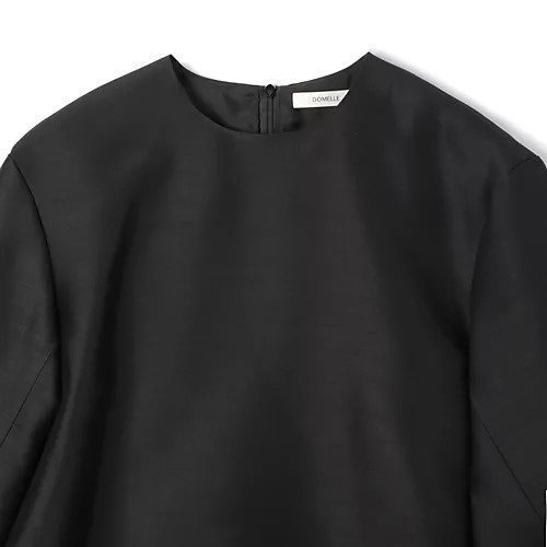 【ドメル/DOMELLE】の2WAYぺプラムブラウス 人気、トレンドファッション・服の通販 founy(ファニー) 　ファッション　Fashion　レディースファッション　Fashion for Women　トップス・カットソー　Cut & Sew Tops　シャツ・ブラウス・オフィスカジュアル　Elegant Blouses & Button-Ups　インナー　Innerwear　オーガンジー　Organza Fabric　キャミソール　Camisole, Spaghetti Strap Top　ギャザー　Gathered, Ruffled　ショート　Short, Short Length　シルク　Silk, 100% Silk　フリル　Frill, Ruffle　半袖　Short Sleeve, Half Sleeve　洗える　Machine Washable　other-3|ID: prp329100004336215 ipo3291000000035315064