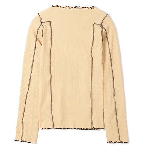 【ベースレンジ/Baserange】のOMATO LONG SLEEVE TEE インテリア・キッズ・メンズ・レディースファッション・服の通販 founy(ファニー) 　ファッション　Fashion　レディースファッション　Ladies' Fashion Online　トップス・カットソー　Tops/Tshirt　2025年　2025　2025春夏・S/S　Ss,Spring/Summer,2025　スリーブ　Sleeve　ロング　Long　洗える　Washable　HEN YELLOW|ID: prp329100004336216 ipo3291000000032524441