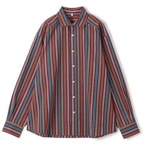 【ベースレンジ/Baserange】のCLAUDE SHIRT 人気、トレンドファッション・服の通販 founy(ファニー) 　ファッション　Fashion　レディースファッション　WOMEN　トップス・カットソー　Tops/Tshirt　シャツ/ブラウス　Shirts/Blouses　2025年　2025　2025春夏・S/S　Ss,Spring/Summer,2025　シンプル　Simple　ストライプ　Stripe　ベーシック　Basic　洗える　Washable　 other-1|ID: prp329100004336222 ipo3291000000030126023