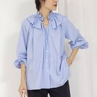 【ノーリーズソフィー/NOLLEY'S sophi】のフリルブラウス 人気、トレンドファッション・服の通販 founy(ファニー) ファッション Fashion レディースファッション WOMEN トップス・カットソー Tops/Tshirt シャツ/ブラウス Shirts/Blouses 2025年 2025 2025春夏・S/S Ss,Spring/Summer,2025 おすすめ Recommend カーディガン Cardigan ギャザー Gather ジャケット Jacket フリル Frills 春 Spring thumbnail サックス|ID: prp329100004336225 ipo3291000000030126036