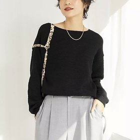 【リエミラー/Rie Miller】の《手洗い可能》テープヤーンボートネックプルオーバーニット 人気、トレンドファッション・服の通販 founy(ファニー) ファッション Fashion レディースファッション WOMEN トップス・カットソー Tops/Tshirt ニット Knit Tops プルオーバー Pullover 2025年 2025 2025春夏・S/S Ss,Spring/Summer,2025 リラックス Relax 人気 Popularity 定番 Standard 春 Spring |ID:prp329100004336227