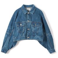 【ビューティフル ピープル/beautiful people】のselvedge denim short blouson 人気、トレンドファッション・服の通販 founy(ファニー) ファッション Fashion レディースファッション WOMEN アウター Coat Outerwear ブルゾン Blouson/Jackets 2025年 2025 2025春夏・S/S Ss,Spring/Summer,2025 カッティング Cutting コンパクト Compact 定番 Standard 洗える Washable |ID:prp329100004336286