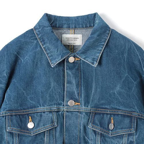 【ビューティフル ピープル/beautiful people】のselvedge denim short blouson 人気、トレンドファッション・服の通販 founy(ファニー) 　ファッション　Fashion　レディースファッション　Ladies' Fashion Online　アウター　Coat Outerwear　ブルゾン　Blouson/Jackets　2025年　2025　2025春夏・S/S　Ss,Spring/Summer,2025　カッティング　Cutting　コンパクト　Compact　定番　Standard　洗える　Washable　other-3|ID: prp329100004336286 ipo3291000000032526424