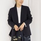 【ノーリーズ/NOLLEY'S】の《セットアップ対応》ウォッシャブルダブルクロスVネックジャケット 人気、トレンドファッション・服の通販 founy(ファニー) ファッション Fashion レディースファッション WOMEN アウター Coat Outerwear ジャケット Jackets 2025年 2025 2025春夏・S/S Ss,Spring/Summer,2025 オケージョン Occasion ジャケット Jacket ストレッチ Stretch スリム Slim セットアップ Set Up ダブル Double ロング Long thumbnail ブラック|ID: prp329100004336290 ipo3291000000030126370