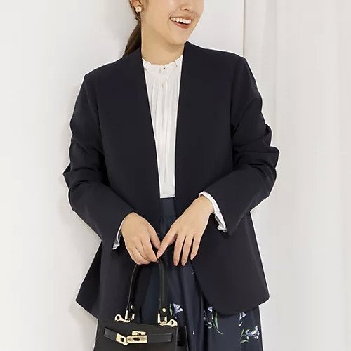 【ノーリーズ/NOLLEY'S】の《セットアップ対応》ウォッシャブルダブルクロスVネックジャケット 人気、トレンドファッション・服の通販 founy(ファニー) 　ファッション　Fashion　レディースファッション　WOMEN　アウター　Coat Outerwear　ジャケット　Jackets　2025年　2025　2025春夏・S/S　Ss,Spring/Summer,2025　オケージョン　Occasion　ジャケット　Jacket　ストレッチ　Stretch　スリム　Slim　セットアップ　Set Up　セレモニー　Ceremony　ダブル　Double　ロング　Long　other-2|ID: prp329100004336290 ipo3291000000031713777