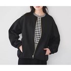 【アンタイトル/UNTITLED】のダンボールノーカラーブルゾン 人気、トレンドファッション・服の通販 founy(ファニー) ファッション Fashion レディースファッション WOMEN アウター Coat Outerwear ブルゾン Blouson/Jackets ギャザー Gather スマート Smart ドレープ Drape フォルム Form ブルゾン Blouson ボトム Bottom ポケット Pocket thumbnail ブラック|ID: prp329100004336293 ipo3291000000030126386