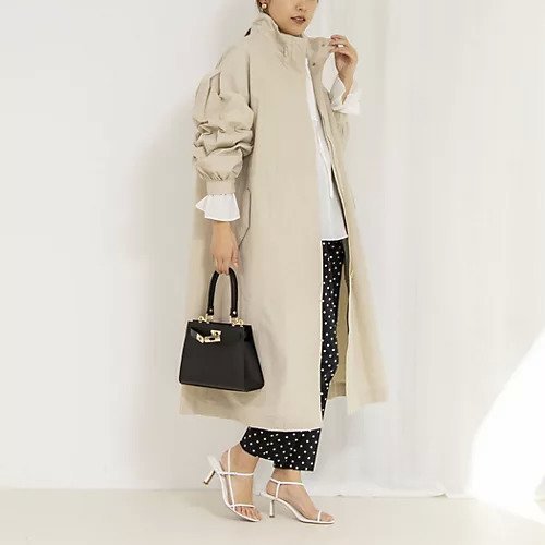 【ノーリーズ/NOLLEY'S】の【撥水加工】フーテッドコート インテリア・キッズ・メンズ・レディースファッション・服の通販 founy(ファニー) https://founy.com/ ファッション Fashion レディースファッション WOMEN アウター Coat Outerwear コート Coats 2025年 2025 2025春夏・S/S Ss,Spring/Summer,2025 ギャザー Gather スタンド Stand フォルム Form 春 Spring 秋 Autumn/Fall |ID: prp329100004336304 ipo3291000000031713834