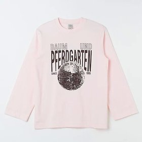 【バウムウンドヘルガーデン/BAUM UND PFERDGARTEN】のロゴTシャツ 人気、トレンドファッション・服の通販 founy(ファニー) ファッション Fashion レディースファッション WOMEN トップス・カットソー Tops/Tshirt シャツ/ブラウス Shirts/Blouses ロング / Tシャツ T-Shirts コレクション Collection プリント Print リラックス Relax 洗える Washable |ID:prp329100004337573