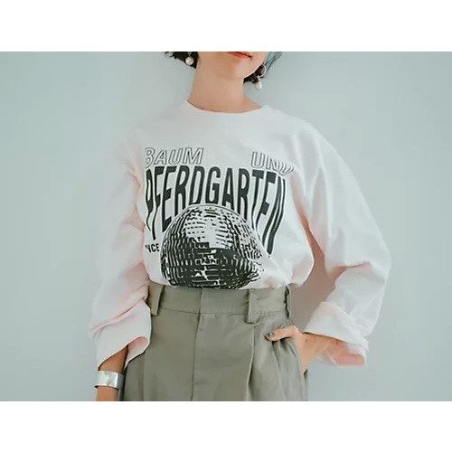 【バウムウンドヘルガーデン/BAUM UND PFERDGARTEN】のロゴTシャツ 人気、トレンドファッション・服の通販 founy(ファニー) 　ファッション　Fashion　レディースファッション　WOMEN　トップス・カットソー　Tops/Tshirt　シャツ/ブラウス　Shirts/Blouses　ロング / Tシャツ　T-Shirts　インナー　Inner　カーディガン　Cardigan　コレクション　Collection　シンプル　Simple　ジャケット　Jacket　スタイリッシュ　Stylish　デニム　Denim　フロント　Front　プリント　Print　リラックス　Relax　洗える　Washable　other-3|ID: prp329100004337573 ipo3291000000031714511