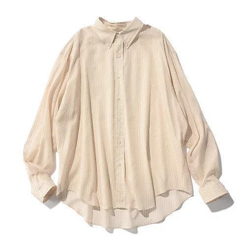 【シンゾーン/Shinzone】の【HPS別注】DADDY SHIRTS 人気、トレンドファッション・服の通販 founy(ファニー) 　ファッション　Fashion　レディースファッション　Fashion for Women　トップス・カットソー　Cut & Sew Tops　シャツ・ブラウス・オフィスカジュアル　Elegant Blouses & Button-Ups　イエロー　Yellow　シアー　Sheer, See-Through　ストライプ　Stripe, Striped Pattern　バランス　Balance, Style Balance　フェミニン　Feminine, Girly　メンズ　Men's, Menswear　別注　Limited Edition, Custom Order　定番　Standard, Basic Item　洗える　Machine Washable　other-2|ID: prp329100004337575 ipo3291000000035315132