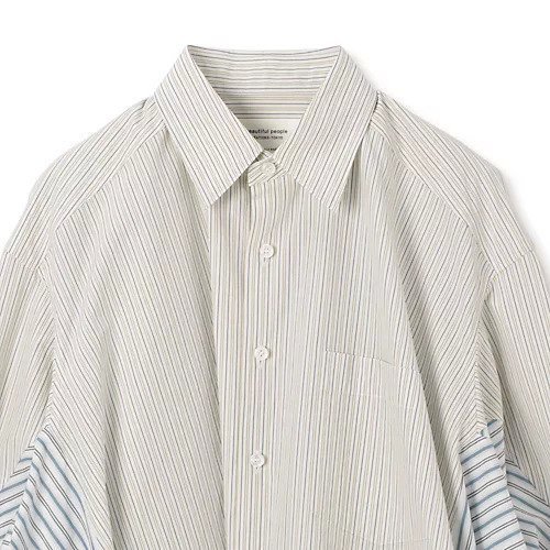 【ビューティフル ピープル/beautiful people】のdouble-end finx stripe pajamas shirt 人気、トレンドファッション・服の通販 founy(ファニー) 　ファッション　Fashion　レディースファッション　Ladies' Fashion Online　トップス・カットソー　Tops/Tshirt　シャツ/ブラウス　Shirts/Blouses　2025年　2025　2025春夏・S/S　Ss,Spring/Summer,2025　ストライプ　Stripe　パジャマ　Pajamas　洗える　Washable　other-3|ID: prp329100004337576 ipo3291000000032524586