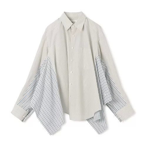 【ビューティフル ピープル/beautiful people】のdouble-end finx stripe pajamas shirt インテリア・キッズ・メンズ・レディースファッション・服の通販 founy(ファニー) https://founy.com/ ファッション Fashion レディースファッション Fashion for Women トップス・カットソー Cut & Sew Tops シャツ・ブラウス・オフィスカジュアル Elegant Blouses & Button-Ups 2025年 2025 2025春夏・S/S Spring/Summer 2025 SS25 ストライプ Stripe, Striped Pattern パジャマ Pajamas, Sleepwear 洗える Machine Washable |ID: prp329100004337576 ipo3291000000035904272