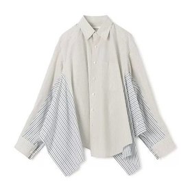 【ビューティフル ピープル/beautiful people】のdouble-end finx stripe pajamas shirt 人気、トレンドファッション・服の通販 founy(ファニー) ファッション Fashion レディースファッション Fashion for Women トップス・カットソー Cut & Sew Tops シャツ・ブラウス・オフィスカジュアル Elegant Blouses & Button-Ups 2025年 2025 2025春夏・S/S Spring/Summer 2025 SS25 ストライプ Stripe, Striped Pattern パジャマ Pajamas, Sleepwear 洗える Machine Washable |ID:prp329100004337576