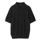 【ウメダ/UMEDA】のリネンウールニットポロ ブラック|ID: prp329100004337581 ipo3291000000035315641