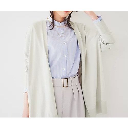 【アンタイトル/UNTITLED】のボタンレスニットカーディガン インテリア・キッズ・メンズ・レディースファッション・服の通販 founy(ファニー) 　ファッション　Fashion　レディースファッション　WOMEN　トップス・カットソー　Tops/Tshirt　ニット　Knit Tops　カーディガン　Cardigans　アンサンブル　Ensemble　インナー　Inner　カーディガン　Cardigan　シンプル　Simple　スマート　Smart　デニム　Denim　ベスト　Vest　羽織　Haori　リラックス　Relax　ワイド　Wide　おすすめ　Recommend　グレージュ|ID: prp329100004337583 ipo3291000000030138613