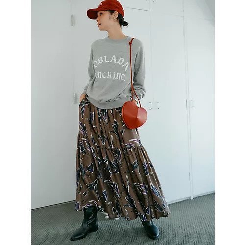 【オブラダ/Oblada】のOBLADA CINCH LOGO SWEAT 人気、トレンドファッション・服の通販 founy(ファニー) ファッション Fashion レディースファッション Fashion for Women トップス・カットソー Cut & Sew Tops レディースパーカー・カジュアルフーディー Casual Hoodies & Sweatshirts スウェット・クルーネックトップス Sweatshirts & Crewnecks / Relaxed Fit Sweat Tops おすすめ Recommended / Our Picks コンパクト Compact, Small Size シルバー Silver, Metallic Silver スウェット / スエット Sweatshirt, Sweatwear スリーブ Sleeve, Long Sleeve / Short Sleeve チェーン Chain, Chain Strap ネックレス Necklace, Pendant Necklace パール Pearl, Pearl Accent プリント Print, Printed Pattern ロング Long, Long-Length エレガント 上品 Elegant 洗える Machine Washable other-2|ID: prp329100004337590 ipo3291000000035314012