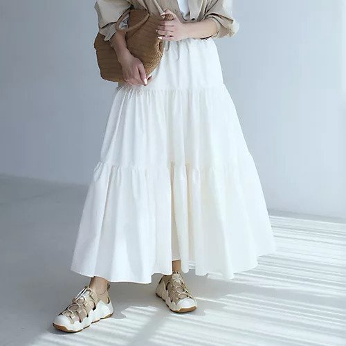 【スアデオ/suadeo】のタフタティアードスカート 人気、トレンドファッション・服の通販 founy(ファニー) 　ファッション　Fashion　レディースファッション　WOMEN　スカート　Skirt　ティアードスカート　Tiered Skirts　ギャザー　Gather　スポーティ　Sporty　タフタ　Taffeta　洗える　Washable　other-2|ID: prp329100004337594 ipo3291000000031915711