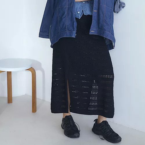 【スアデオ/suadeo】のメッシュニットスカート(ペチコート付) 人気、トレンドファッション・服の通販 founy(ファニー) 　ファッション　Fashion　レディースファッション　Fashion for Women　アウター　Coat / Outerwear Collection　コート・ロングコート・ピーコート　Long Coats, Peacoats & More　おすすめ　Recommended / Our Picks　スリット　Slit, Slit Detail　ペチコート　Petticoat, Underskirt　メッシュ　Mesh, Net Fabric　リラックス　Relax, Relaxed Fit　洗える　Machine Washable　other-2|ID: prp329100004337596 ipo3291000000031915715