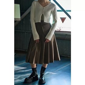 【マージュール/marjour】 POCKET PLEATS SKIRT人気、トレンドファッション・服の通販 founy(ファニー) ファッション Fashion レディースファッション WOMEN スカート Skirt おすすめ Recommend ストレッチ Stretch スーツ Suit プリーツ Pleats ポケット Pocket |ID:prp329100004337597