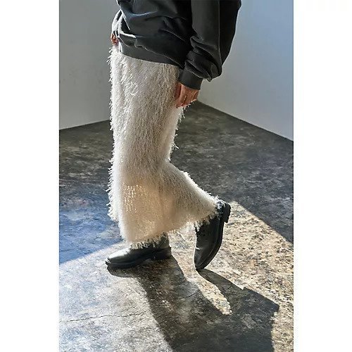 【マージュール/marjour】のSHAGGY SKIRT インテリア・キッズ・メンズ・レディースファッション・服の通販 founy(ファニー) https://founy.com/ ファッション Fashion レディースファッション WOMEN スカート Skirt スウェット Sweat ストレッチ Stretch スリット Slit タイツ Tights トレンド Trend プリント Print レギンス Leggings |ID: prp329100004337598 ipo3291000000030138669
