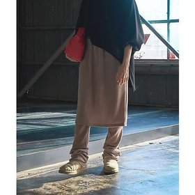 【マージュール/marjour】 RIB SKIRT LEGGINGS人気、トレンドファッション・服の通販 founy(ファニー) ファッション Fashion レディースファッション WOMEN スカート Skirt レギンス Leggings スウェット Sweat ストレッチ Stretch バランス Balance リラックス Relax レギンス Leggings ロング Long 冬 Winter |ID:prp329100004337604