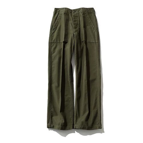 【オブラダ/Oblada】の60S BAKER PANTS 人気、トレンドファッション・服の通販 founy(ファニー) 　ファッション　Fashion　レディースファッション　WOMEN　パンツ　Pants　サテン　Satin　ストレート　Straight　バランス　Balance　フロント　Front　ポケット　Pocket　ヴィンテージ　Vintage　 other-1|ID: prp329100004337609 ipo3291000000030138719