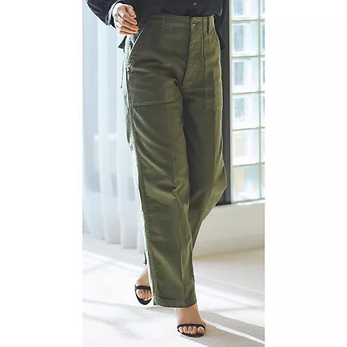 【オブラダ/Oblada】の60S BAKER PANTS 人気、トレンドファッション・服の通販 founy(ファニー) 　ファッション　Fashion　レディースファッション　WOMEN　パンツ　Pants　ヴィンテージ　Vintage　サテン　Satin　ストレート　Straight　バランス　Balance　フロント　Front　ポケット　Pocket　other-2|ID: prp329100004337609 ipo3291000000031298346