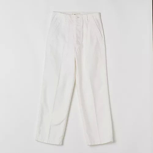 【オブラダ/Oblada】の60S BAKER PANTS インテリア・キッズ・メンズ・レディースファッション・服の通販 founy(ファニー) 　ファッション　Fashion　レディースファッション　WOMEN　パンツ　Pants　ヴィンテージ　Vintage　サテン　Satin　ストレート　Straight　バランス　Balance　フロント　Front　ポケット　Pocket　WHITE|ID: prp329100004337609 ipo3291000000032364429