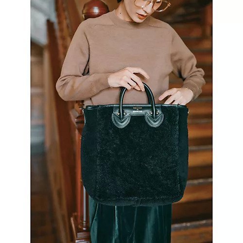 【ヤングアンドオルセン/YOUNG & OLSEN The DRYGOODS STORE】の【HPS別注】SHEERING TOTE M /HPSSP 人気、トレンドファッション・服の通販 founy(ファニー)  ファッション Fashion レディースファッション Fashion for Women バッグ Bags シンプル Simple, Minimal ベーシック Basic, Essential ラップ Wrap, Wrap Design 人気 Popular, Best Seller 別注 Limited Edition, Custom Order other-3|ID: prp329100004337628 ipo3291000000034017924