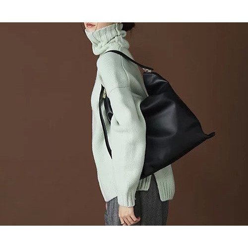 【プンティ/PUNTI】のGRAFT-TOTE L インテリア・キッズ・メンズ・レディースファッション・服の通販 founy(ファニー) 　ファッション　Fashion　レディースファッション　Fashion for Women　バッグ　Bags　エレガント 上品　Elegant　クラッチ　Clutch, Clutch Bag　ラップ　Wrap, Wrap Design　BLACK|ID: prp329100004337632 ipo3291000000034058556