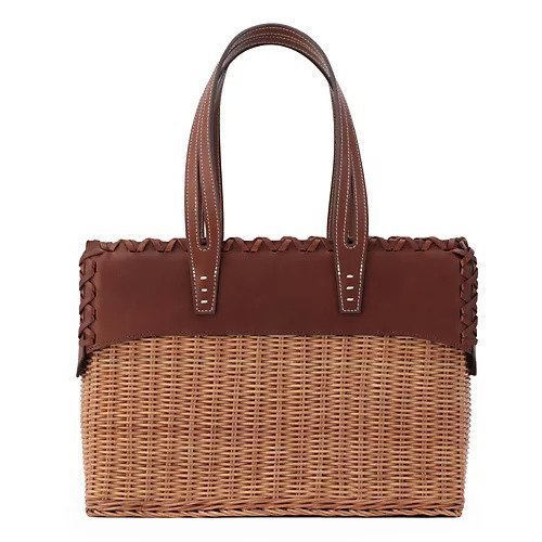 【ア ヴァケーション/A VACATION】のRATTAN M インテリア・キッズ・メンズ・レディースファッション・服の通販 founy(ファニー) 　ファッション　Fashion　レディースファッション　Fashion for Women　ショルダー　Shoulder, Shoulder Strap　ビジネス 仕事 通勤　Business / Work / Commuting　プリント　Print, Printed Pattern　ラタン　Rattan, Woven Rattan　夏　Summer　財布　Wallet, Purse　BROWN|ID: prp329100004337633 ipo3291000000033143077